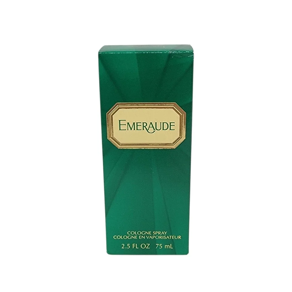 Coty Emeraude Cologne Spray 2.5 Oz 75 mL New In Box Green Fragrance